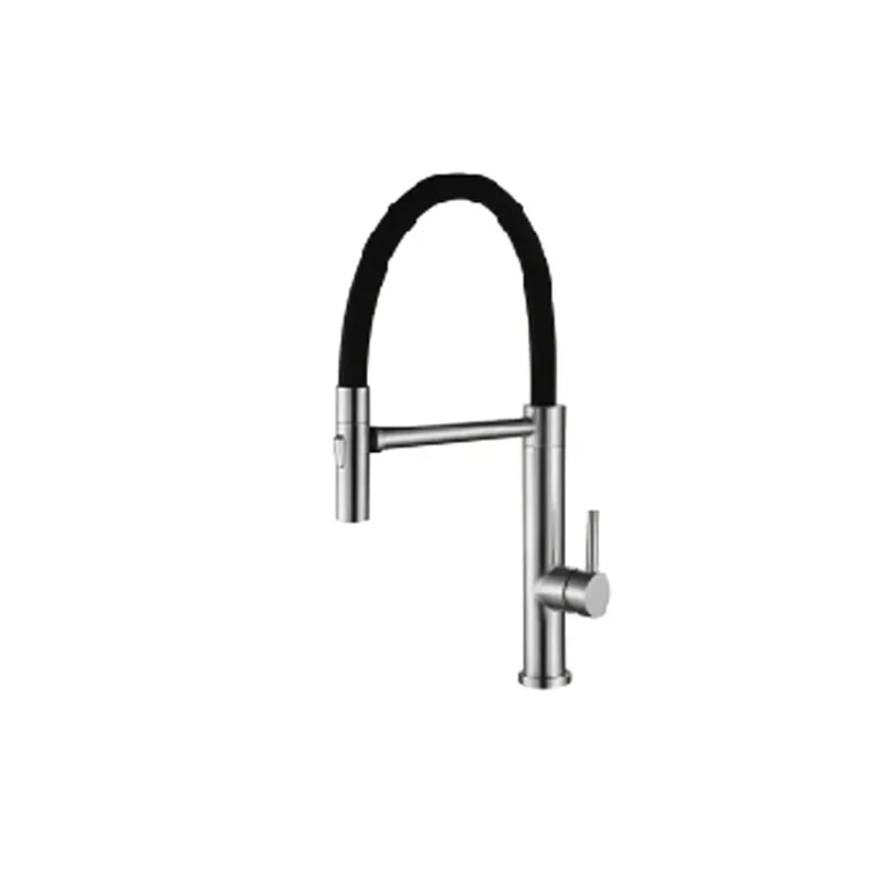 Popular Pull Out Brass Spring Kitchen Mixer Tap For Sink