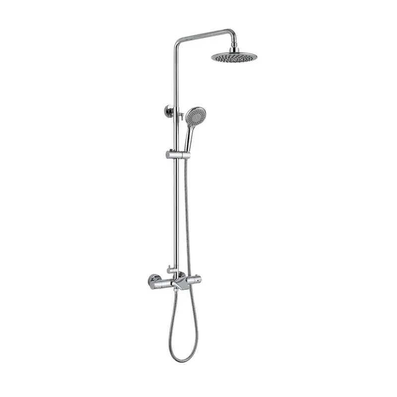 Ce Certificate Wall Mounted Thermostatic Rain Shower Set