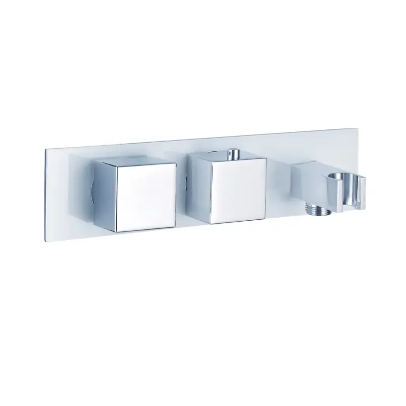Square Design Thermostatic Shower Mixer With Bracket