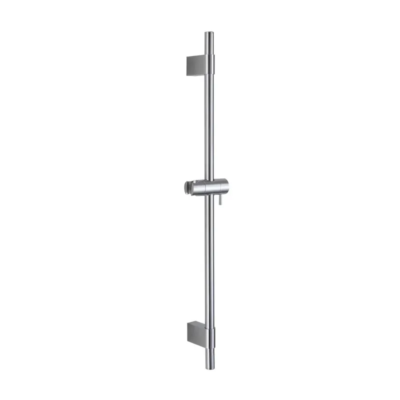 Chrome Cylinder Shower Rail With Pin Lever Handle