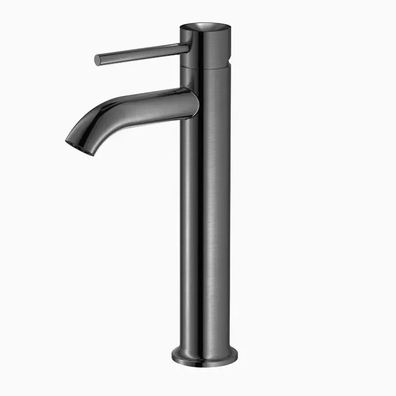 Anti-corrosive Stainless Steel 304 Gunmetal Deck Mounted Extended Basin Faucet
