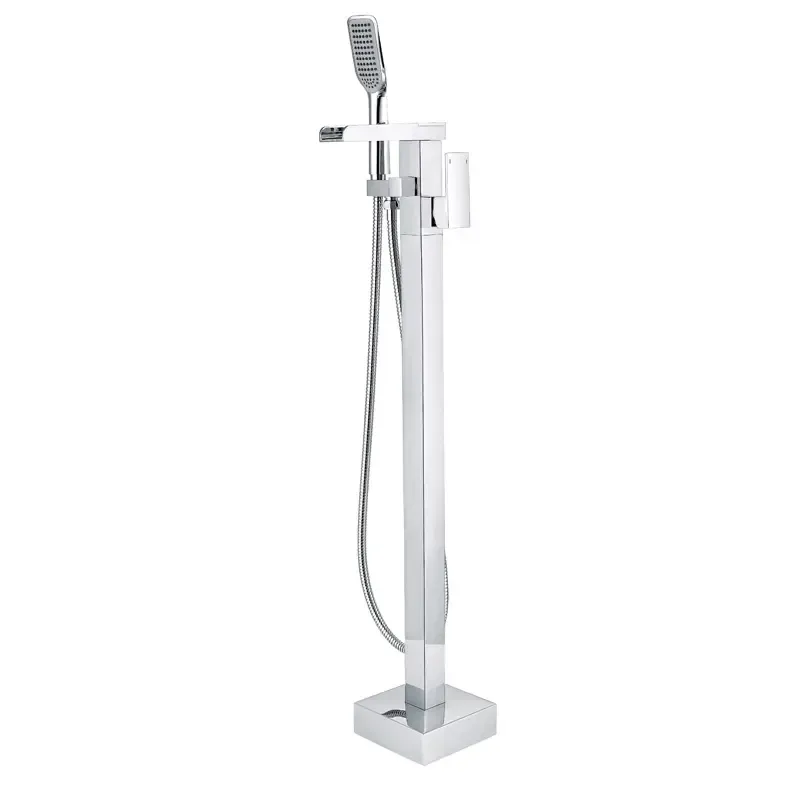 Watermark CUPC CE Square SS304 Bath Mixer With Shower