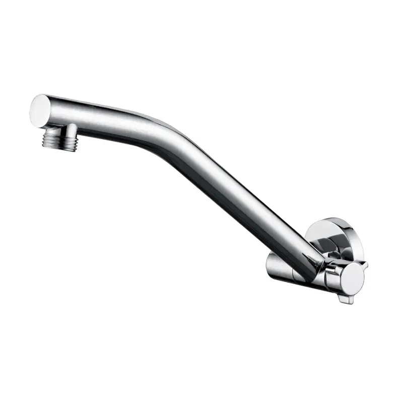 Chrome Brass Round Design Swivel Shower Arm
