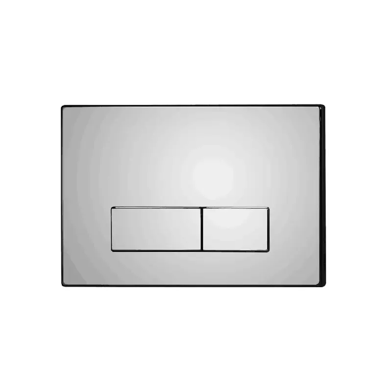 Concealed Toilet Water Tank Chrome ABS Flush Button Panel