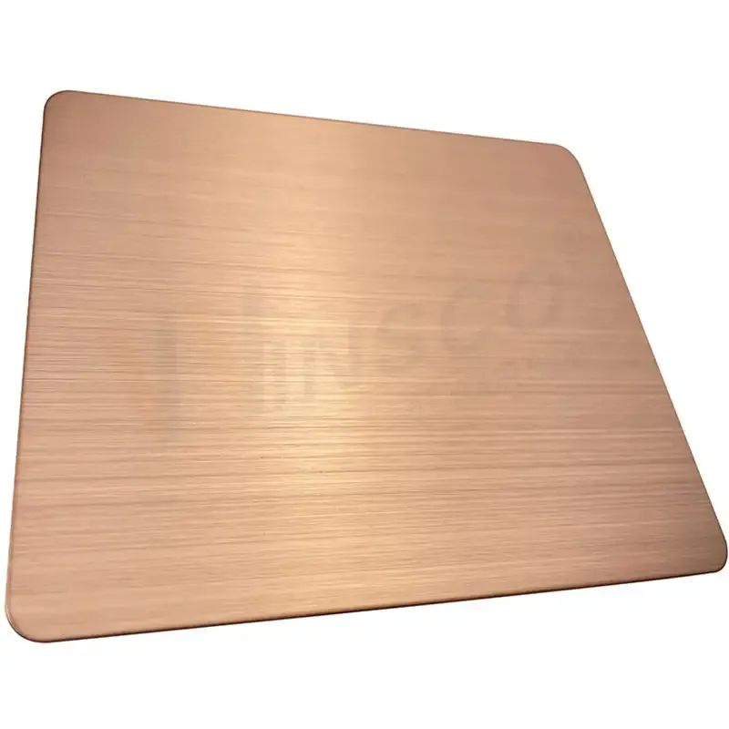 Customized Stainless steel sheet with copper-plated surface