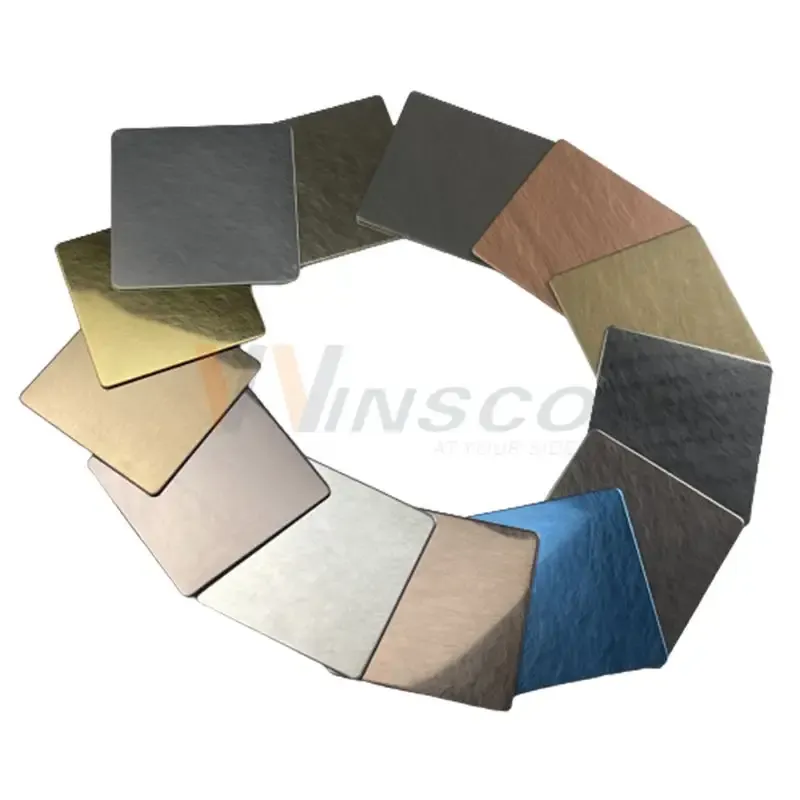 Super quality Stainless steel sheets with Vibration  surface