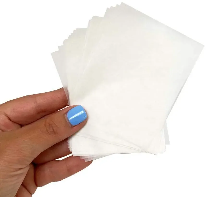 oil control paper Premium Linen Oil Absorbent Paper(White)